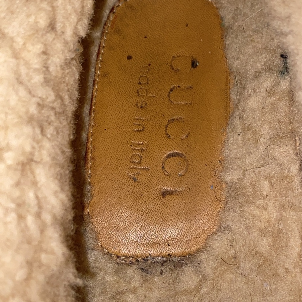GUCCI FLASH TREK SHEARING BOOTS 🥾 91/2 - Picture 7 of 11